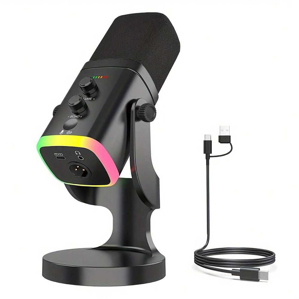 Pc Gaming Youtuber - Microfone dinâmico XLR/USB para streaming e