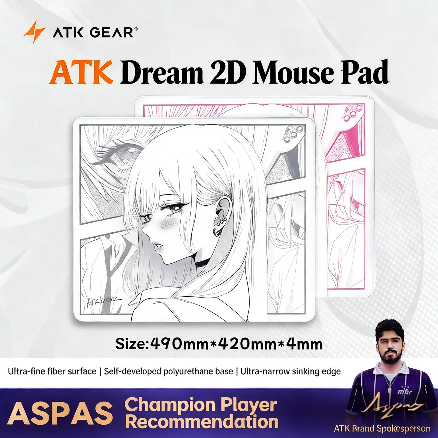 Pc Gaming Valorant - Mouse Pad ATK Dream Estilo Anime