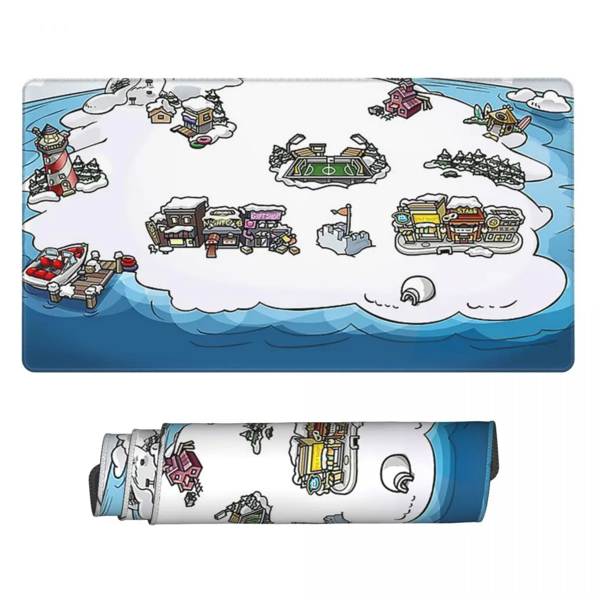 Pc Gaming Club - Grande Mouse Pad Mapa do Club