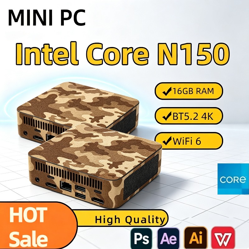 Pc Gaming Intel - Mini PC Compacto Intel N150, Computador