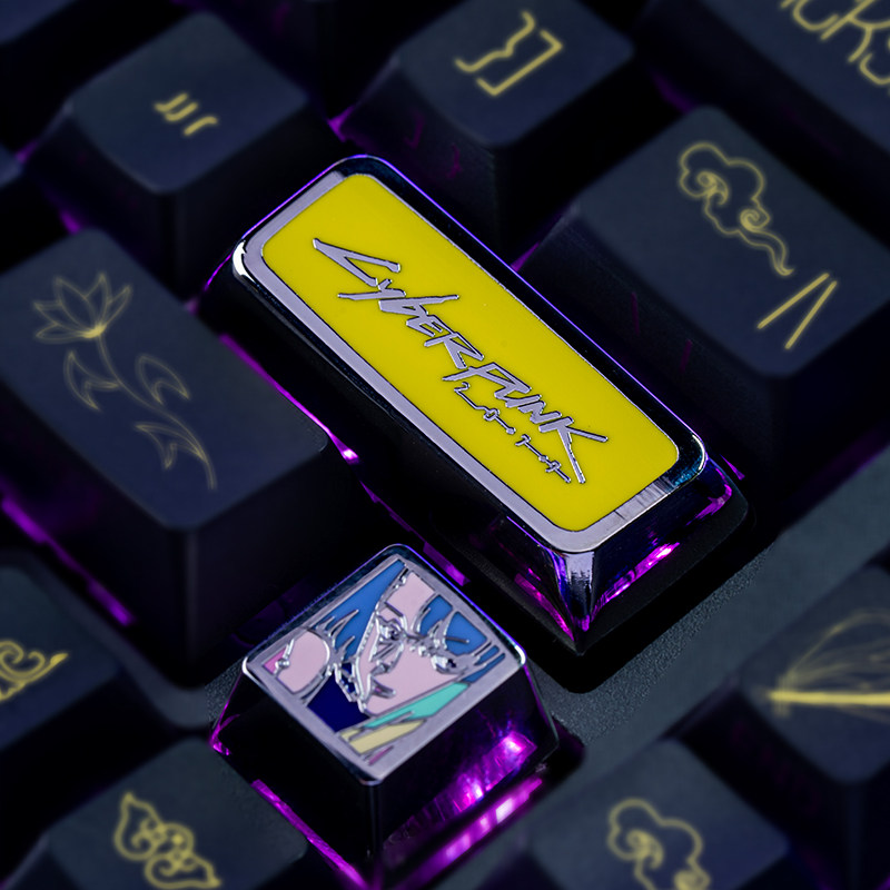 Japan Pc Gaming - Teclas de Anime com Tema Cyberpunk
