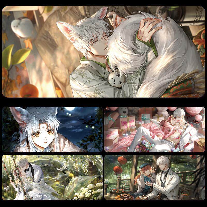 Japan Pc Gaming - Mouse Pad Gamer Anime Light and