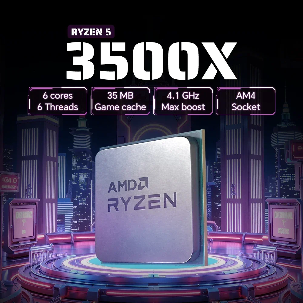 Processador AMD Ryzen 5 3500X  - Pc Gaming Entry avaliação e preço