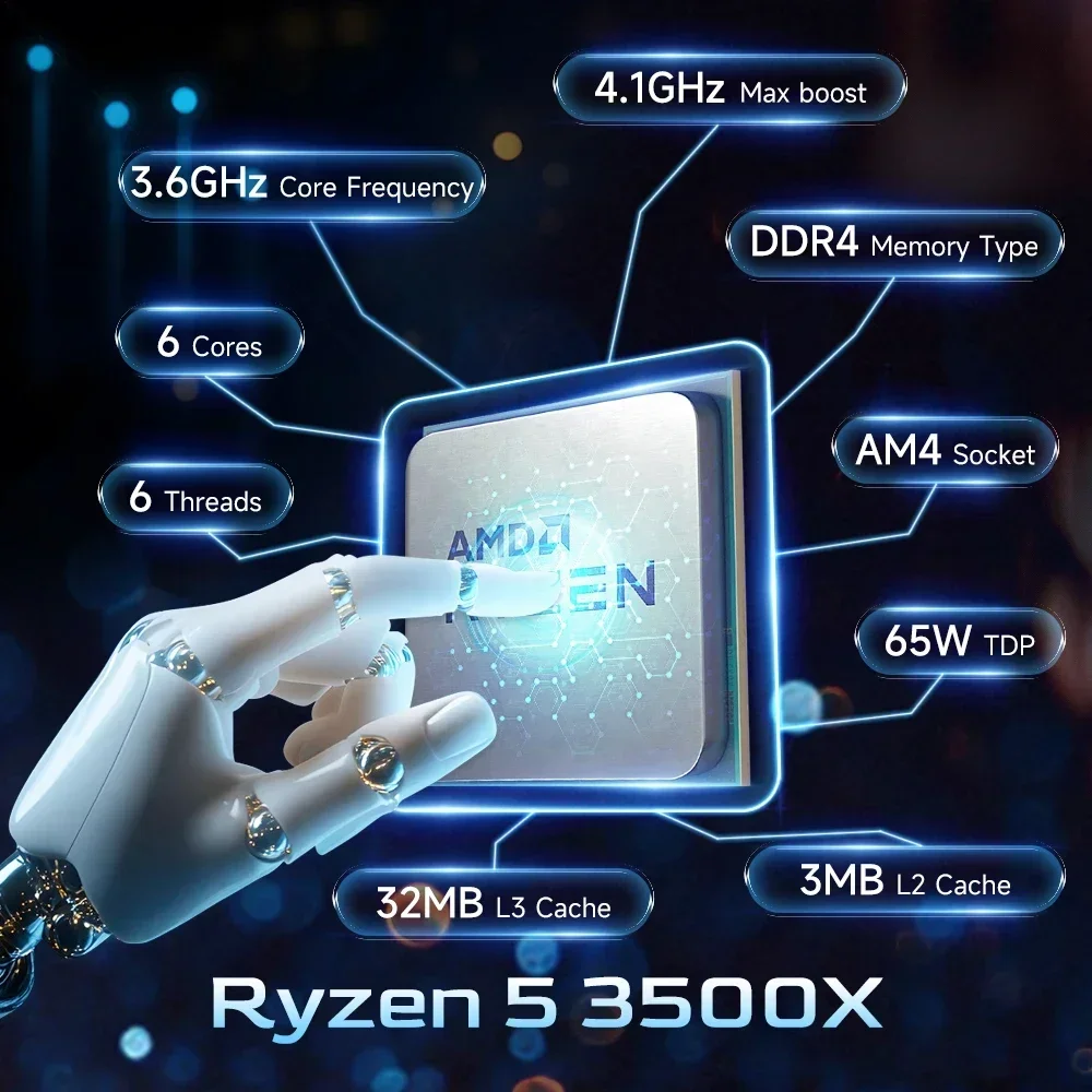 Processador AMD Ryzen 5 3500X  - Pc Gaming Entry avaliação e preço