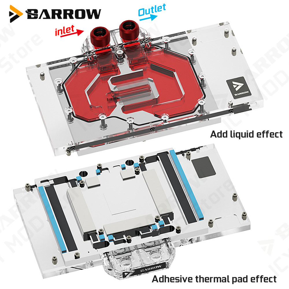 Bloco de Água VGA Barrow para  - Pc Gaming Rtx 5090 avaliação e preço