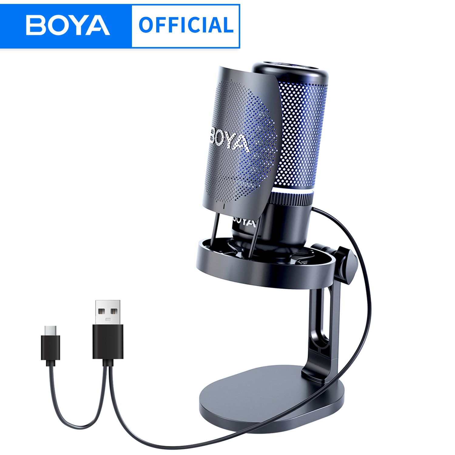 Microfone USB para Jogos BOYA  - Pc Gaming Youtuber avaliação e preço