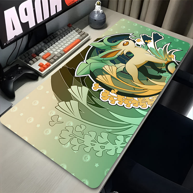 Mouse Pad Gamer P-pokemon Leaf - Pc Gaming Handheld avaliação e preço