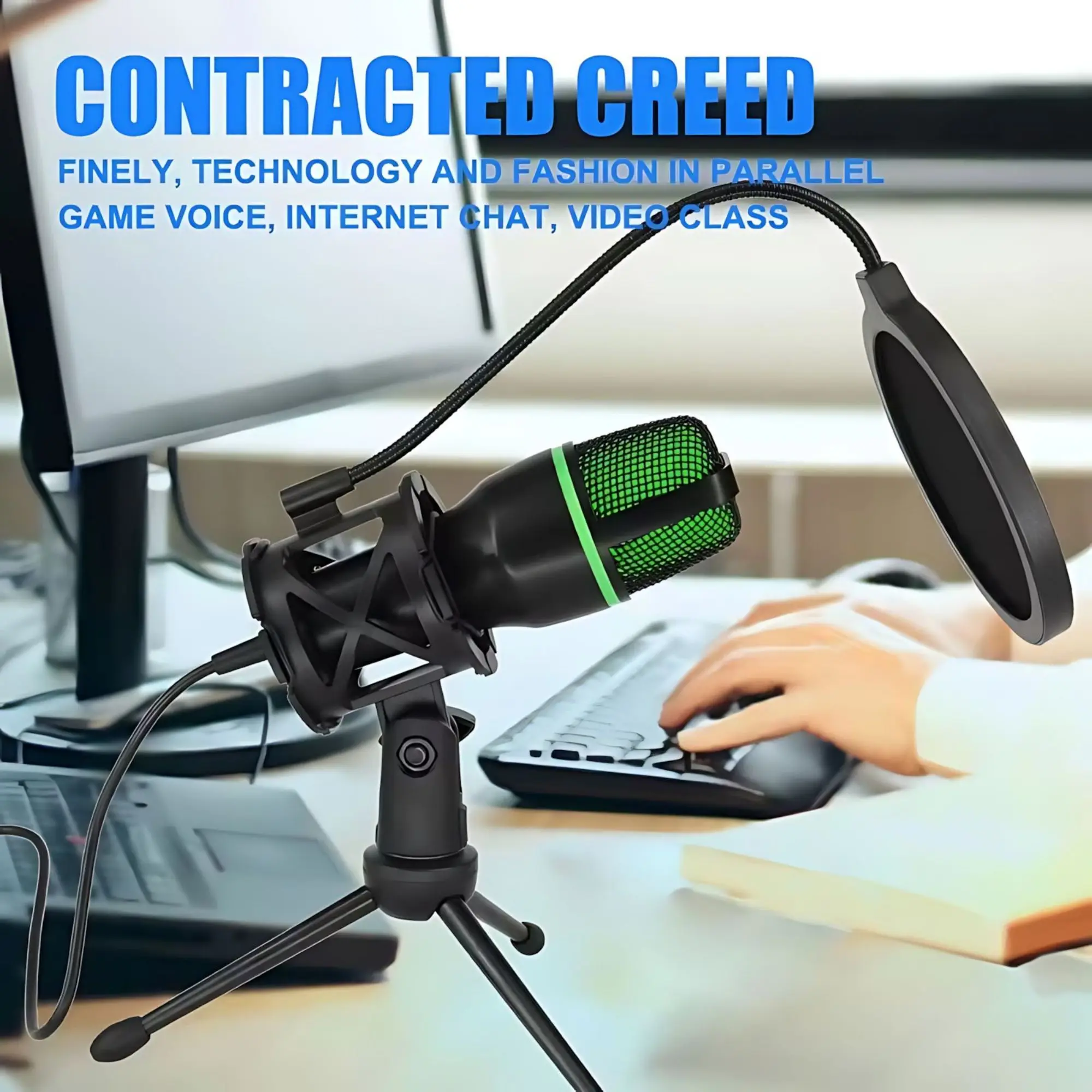 Kit de Microfone Condensador P - Pc Gaming Youtuber avaliação e preço