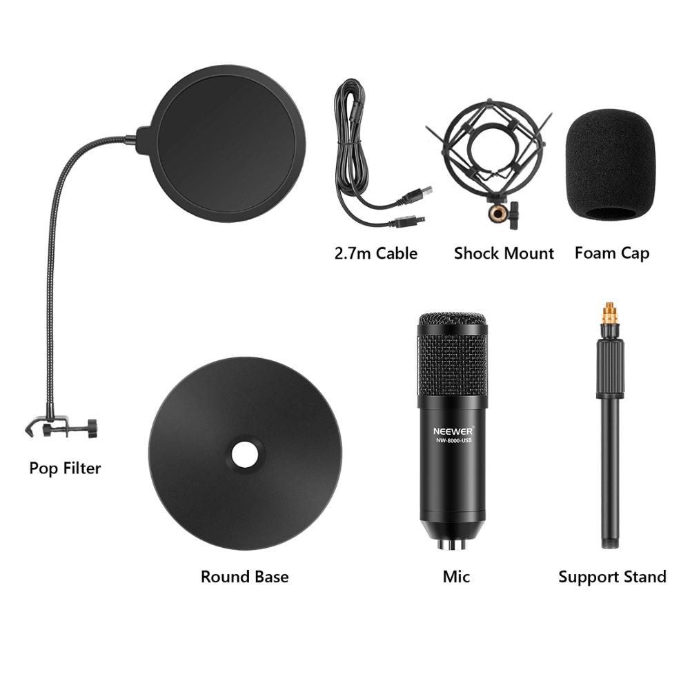 Neewer kit de microfone usb-pl - Pc Gaming Youtuber avaliação e preço