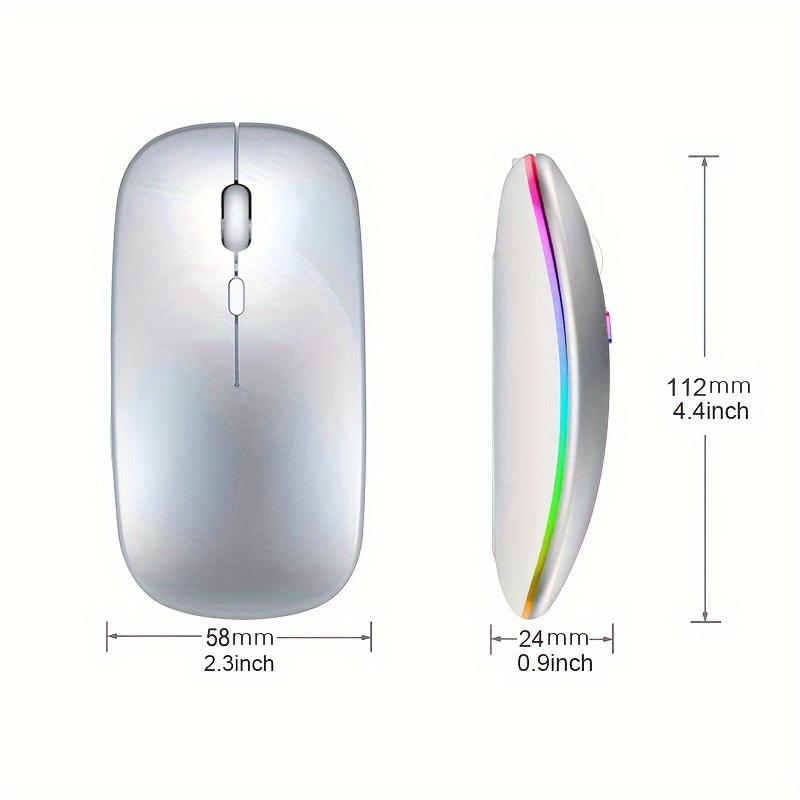 Mouse sem fio rgb recarregável - Pc Gaming Handheld avaliação e preço