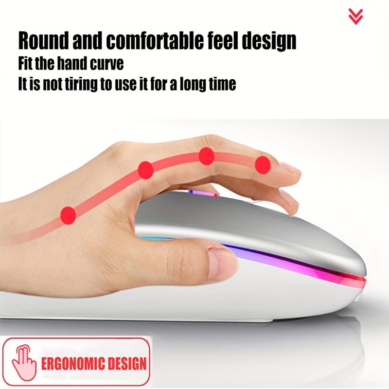 Mouse sem fio rgb recarregável - Pc Gaming Handheld avaliação e preço