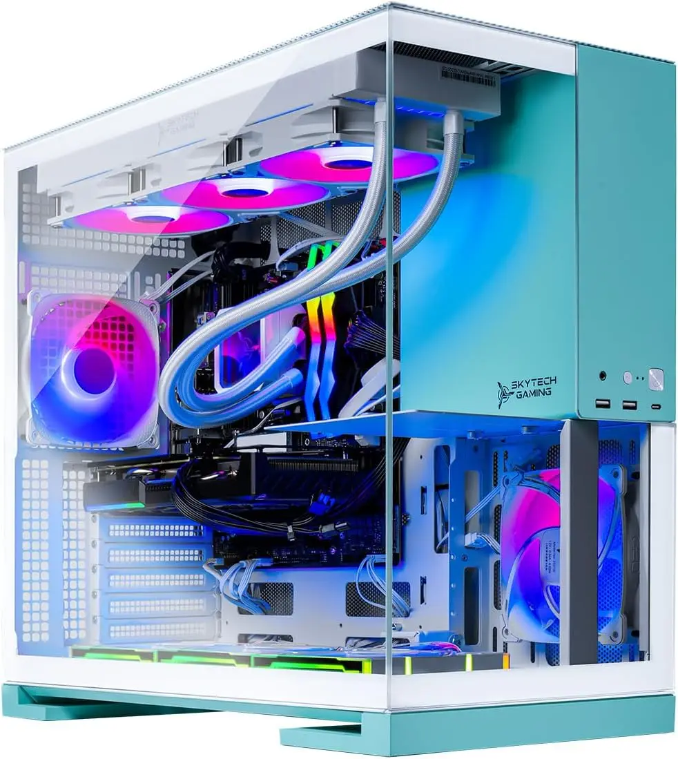 PC Desktop Skytech Gaming Aqua - Pc Gaming Nvidia 5080 avaliação e preço