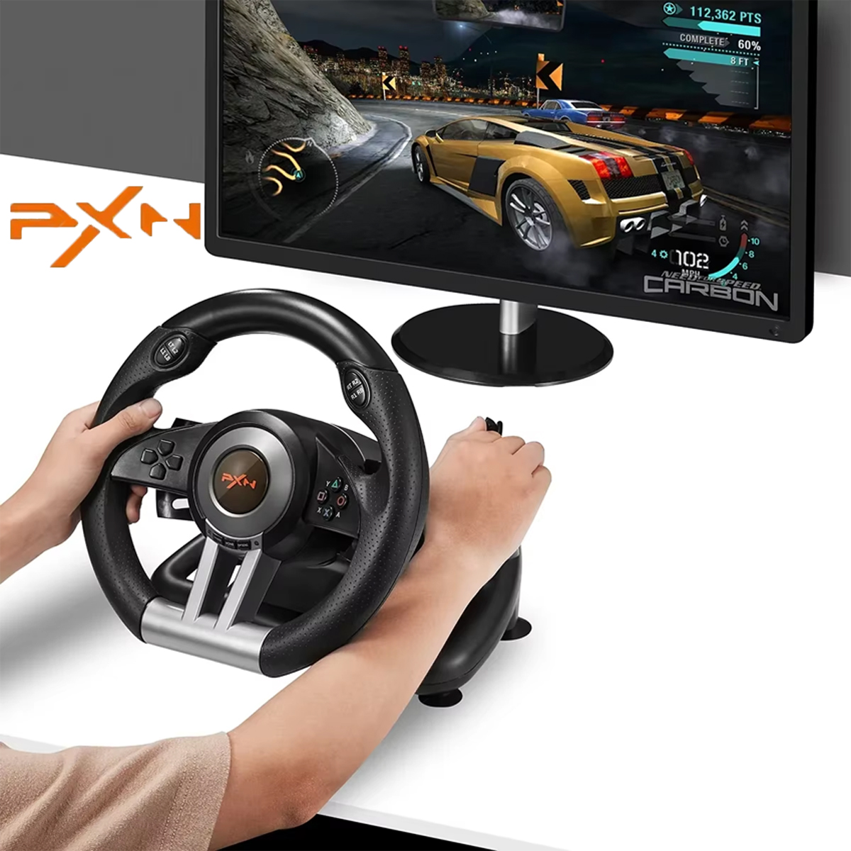 Volante de Corrida PXN V3, Com - Pc Gaming Entry avaliação e preço