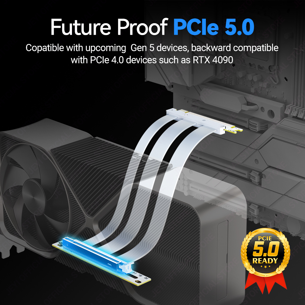 Jeyi pcie 5.0 x16 riser cabo p - Pc Gaming Rtx 5090 avaliação e preço