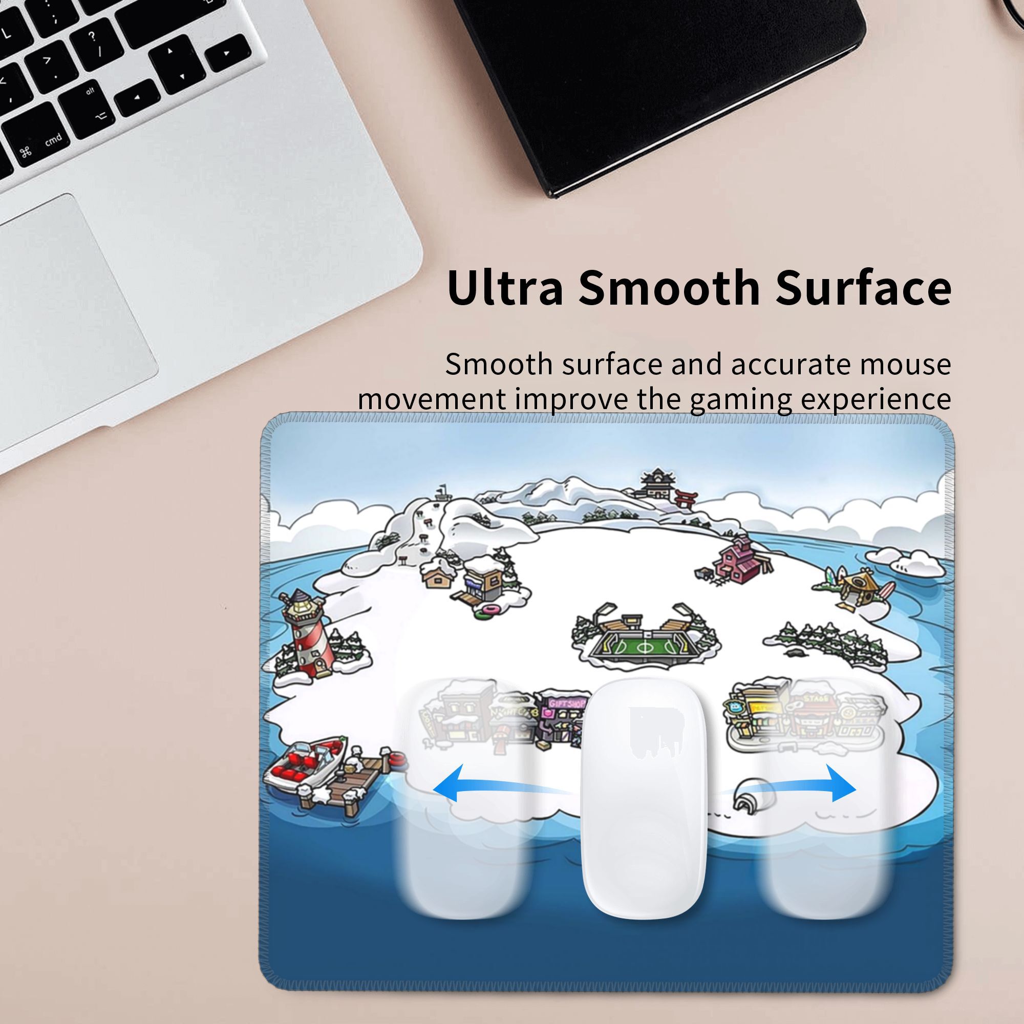 Club Penguin M Mouse Pad Tecla - Pc Gaming Club avaliação e preço